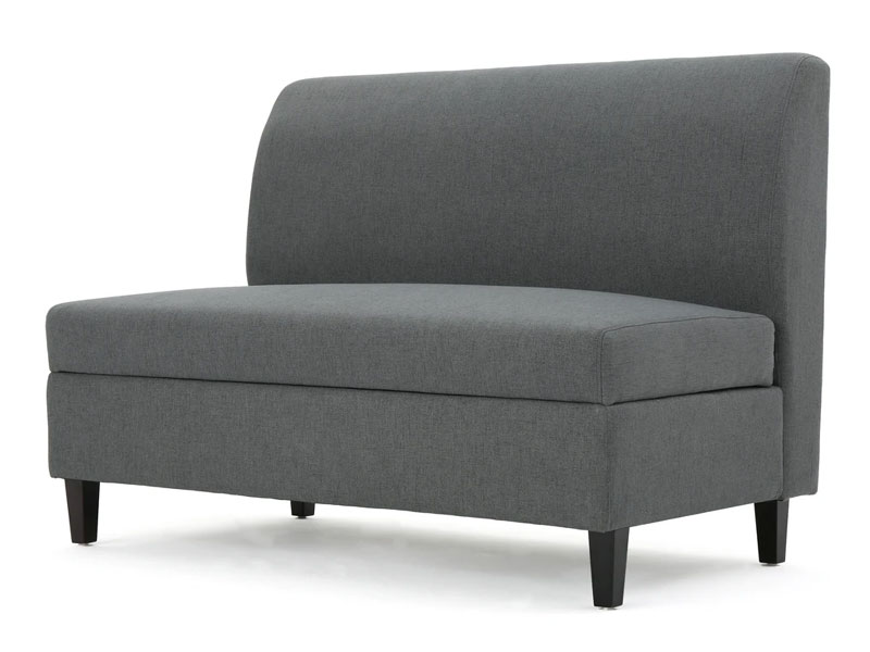 Toro Versatile Modern Fabric Storage Settee