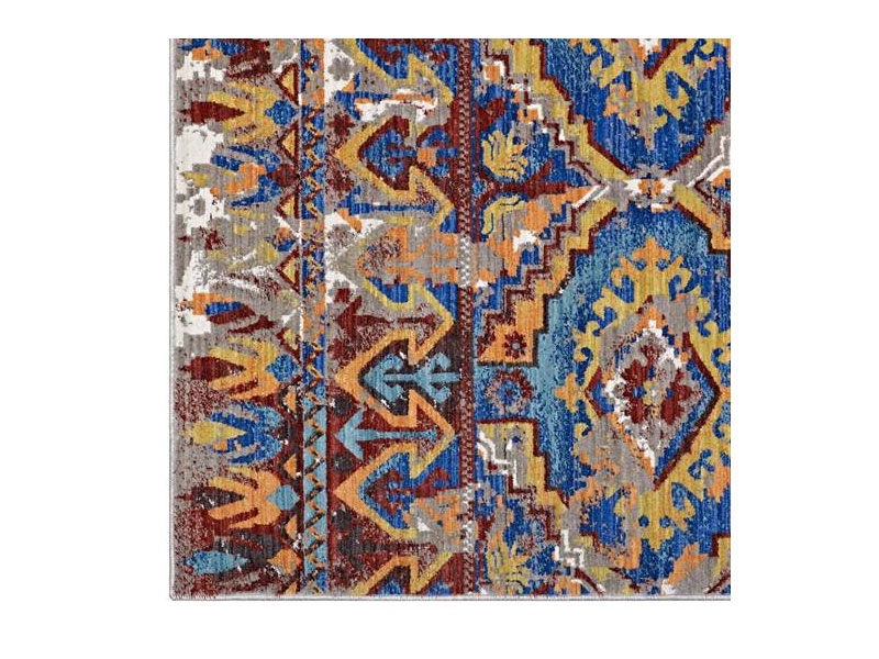 Centehua Distressed Southwestern Aztec Area Rug