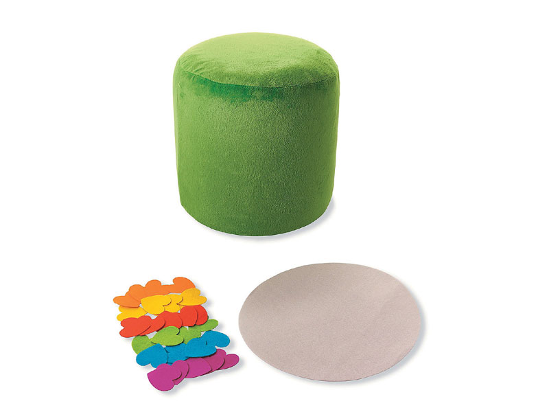 Felt Flower Pouf Kit