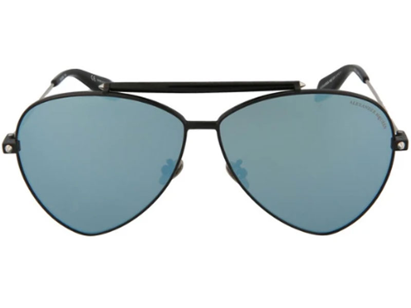 Alexander McQueen AM0058S-30000650005 Aviator Sunglasses For Women
