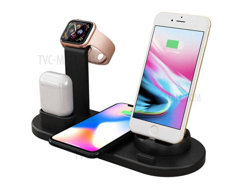 UD15 3 in 1 Rotatable Wireless Charging Dock Station For Apple iPhone/Android