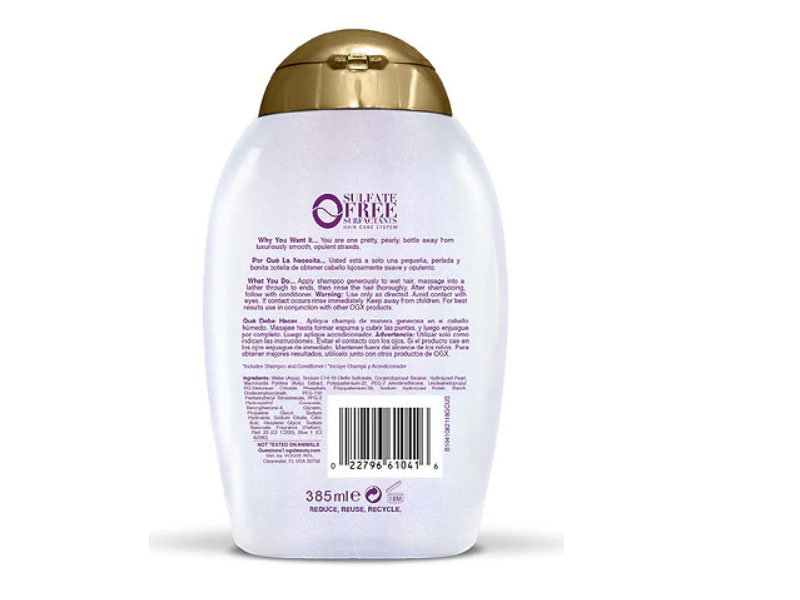 OGX Smoothing Liquid Pearl Shampoo