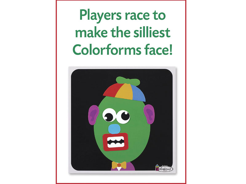 Colorforms Silly Face Race Game