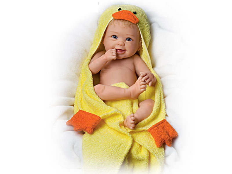 Linda Murray Rub-A-Dub-Dub Baby Doll With Bath Accessories