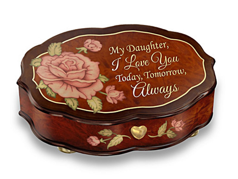 Love You Always Swiss-Inspired Music Box For Daughter