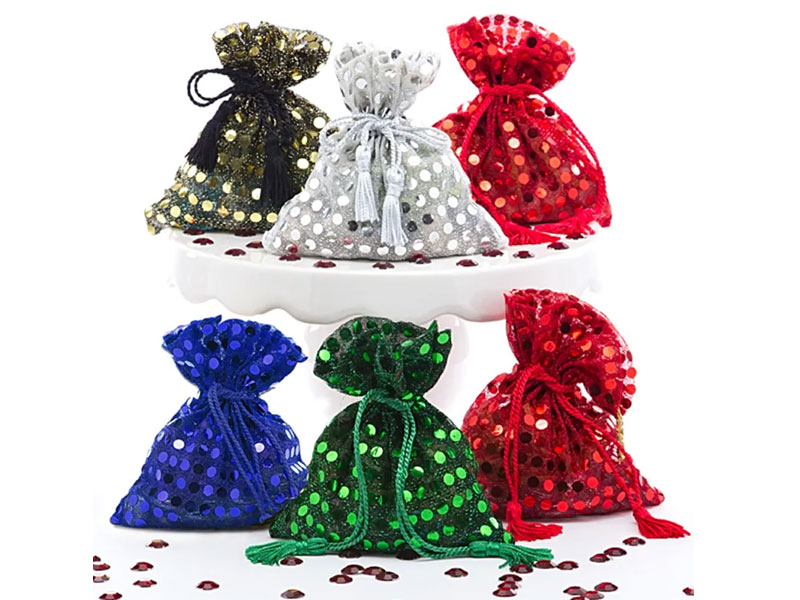 Metallic Dot Disco Bag