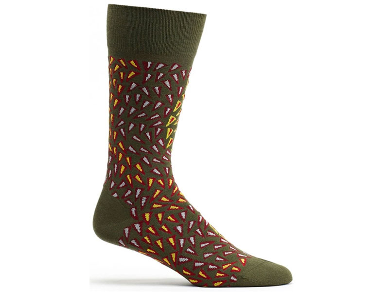 Ozone Men's Wavy Prints Sock