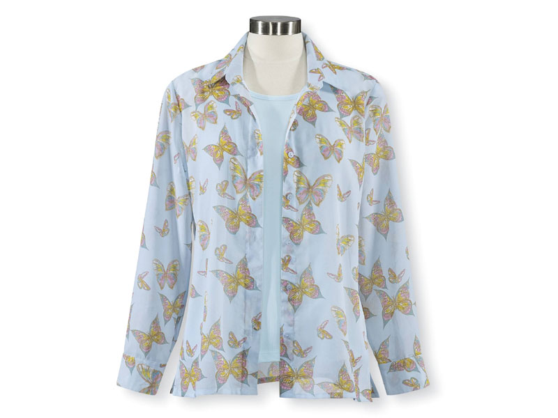 Butterfly Shirt Set