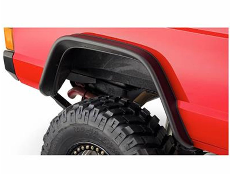 Bushwacker Flat Style XJ Cherokee Fender Flare Set Paintable