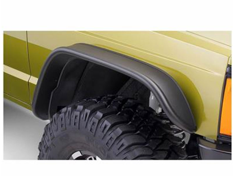 Bushwacker Flat Style XJ Cherokee Fender Flare Set Paintable