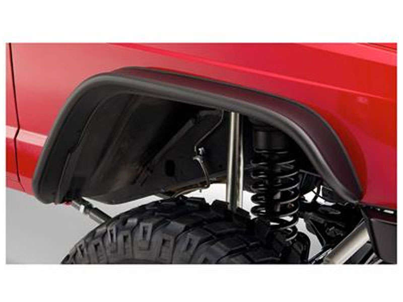 Bushwacker Flat Style XJ Cherokee Fender Flare Set Paintable