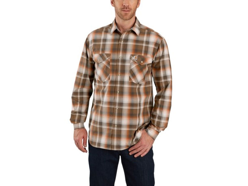 Carhartt 104143 Rugged Flex Bozeman Shirt Long Sleeve For Big And Tall Men