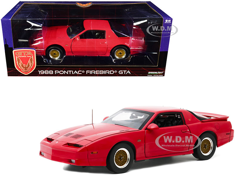 1988 Pontiac Firebird Trans Am Gran Turismo Model Car By Greenlight