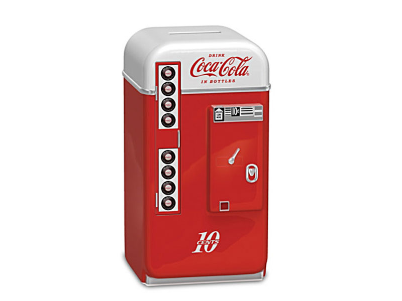 Coca-Cola 1950s-Style Vending Machine Coin Bank