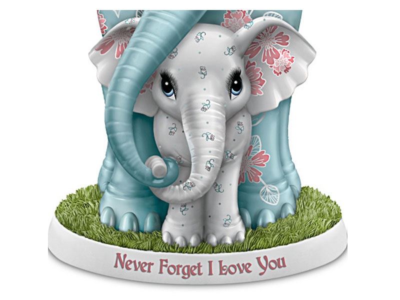 Blake Jensen Never Forget I Love You Elephant Figurine