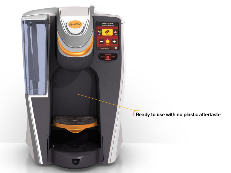 Grindmaster RC400 Single-Cup Coffee Brewer for RealCup & K-Cup Capsules 120v