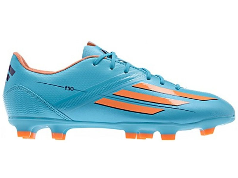 Adidas F30-TRX-FG Samba Blue Glow Orange Collegiate Purple Women's Soccer Shoe