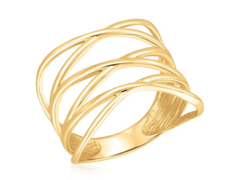 Women's Reeds Yellow Gold Triple X Ring