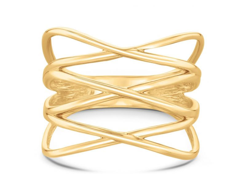 Women's Reeds Yellow Gold Triple X Ring