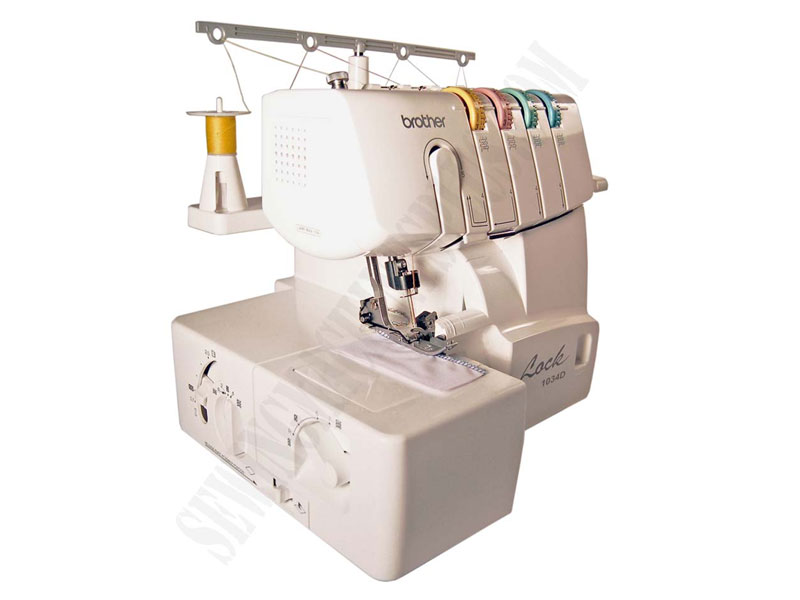 Brother 1034D 3 / 4 Thread Differential Feed Serger With Rolled-hem Stitch