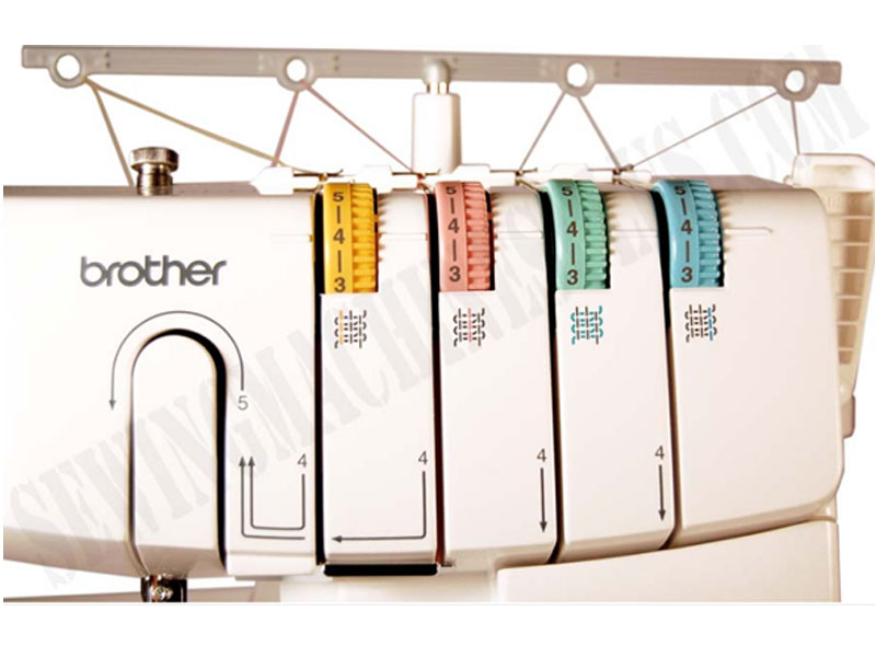 Brother 1034D 3 / 4 Thread Differential Feed Serger With Rolled-hem Stitch