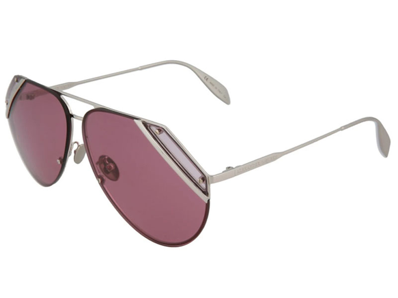Alexander McQueen AM0092S-30001353002 Aviator Sunglasses For Men