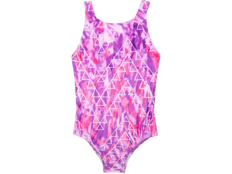 Speedo High-Neck One-Piece Swimsuit UPF 50+ For Big Girls