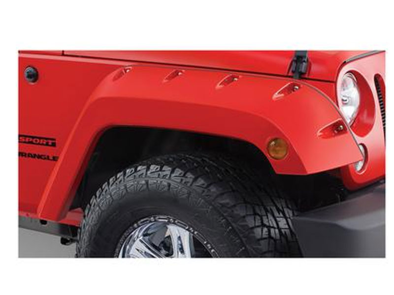 Bushwacker Pocket Style JK Wrangler Front Fender Flares Paintable