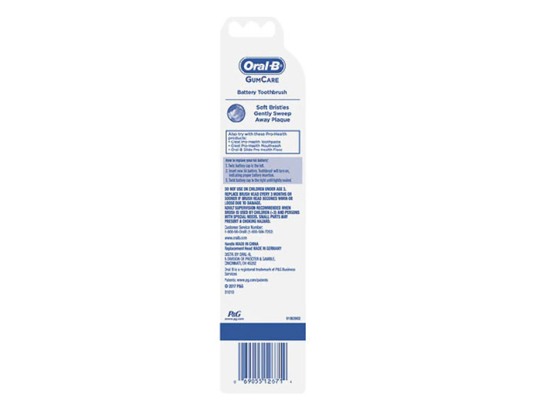 Oral-B Gum Care Battery Toothbrush