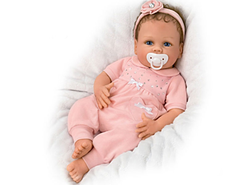 Linda Murray Cooing Chloe Breathing Silicone Baby Doll