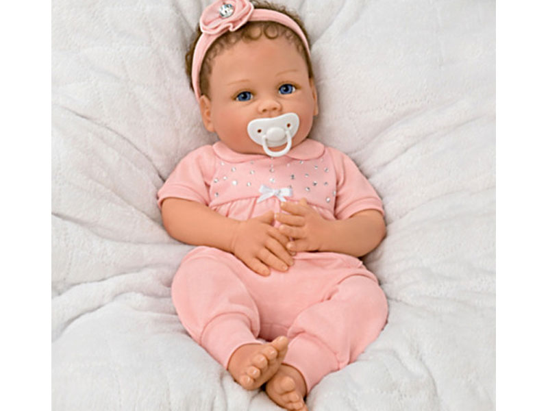 Linda Murray Cooing Chloe Breathing Silicone Baby Doll