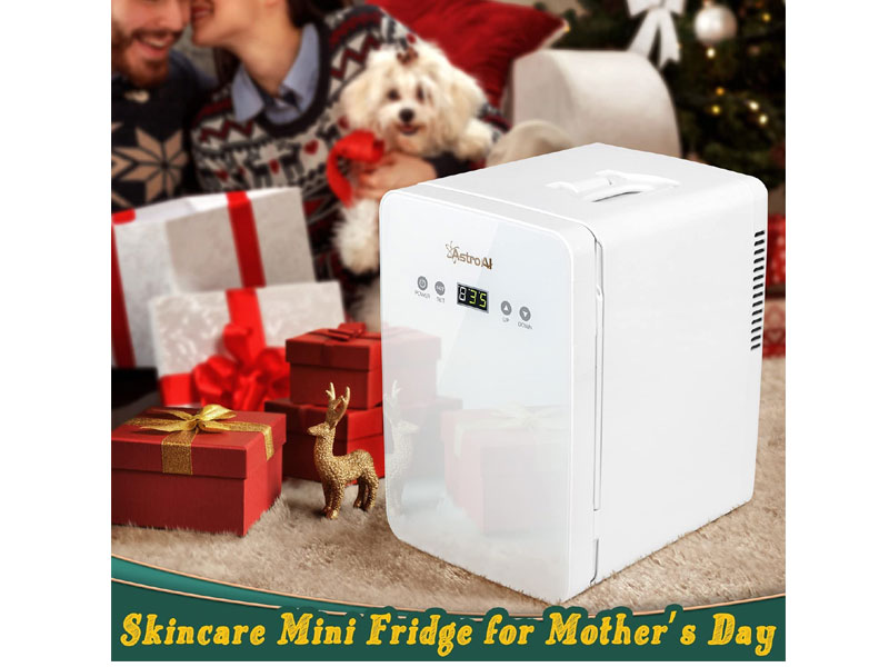 AstroAI Mini Fridge 6 Liter/8 Can Skincare Fridge For Bedroom