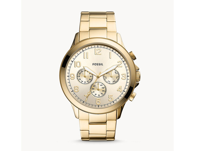 Men's Fossil Yorke Multifunction Gold-Tone Stainless Steel Watch