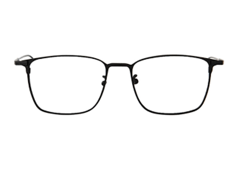 Spokane Rectangle Black Eyeglasses For Men And Women