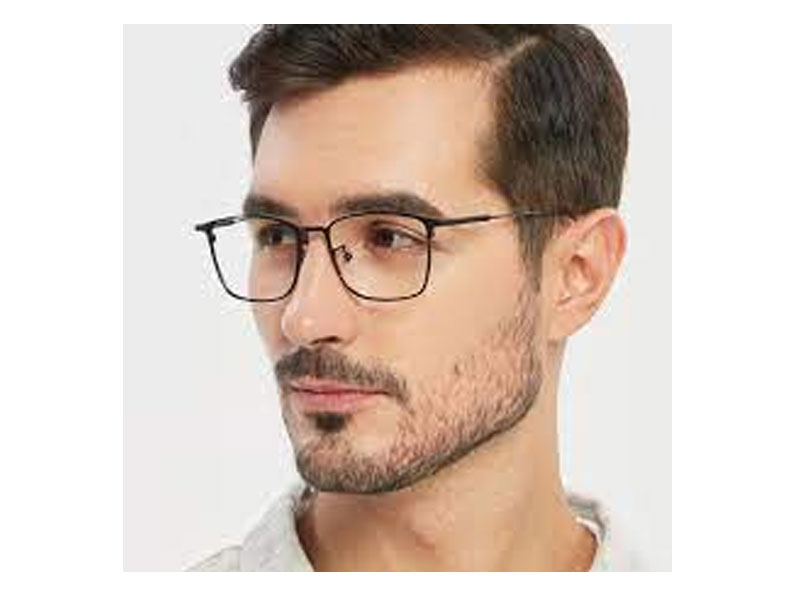 Spokane Rectangle Black Eyeglasses For Men And Women