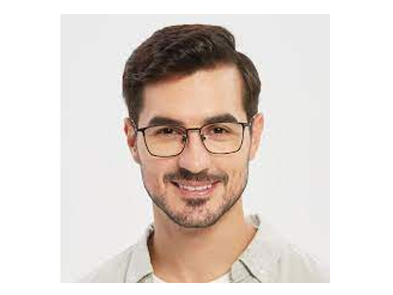 Spokane Rectangle Black Eyeglasses For Men And Women