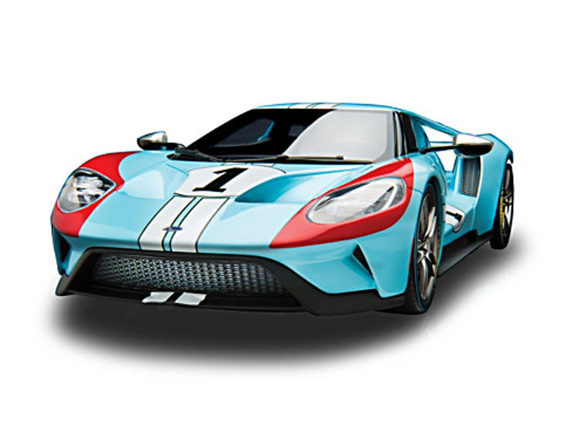 1:18-Scale 2020 Ford GT #1 Heritage Edition Sculpture