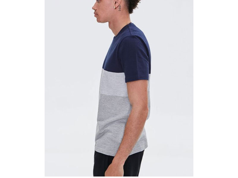 Men's Colorblock Heathered Tee