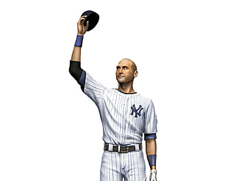 Derek Jeter Tribute Sculpture With Photos And Quotes