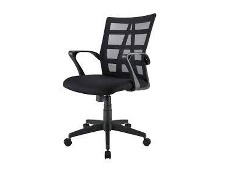 Brenton Studio Jaxby Mesh/Fabric Mid-Back Task Chair Black