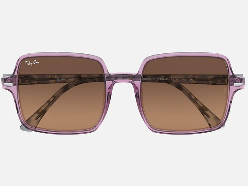 Women's Ray Ban Sunglasses S0square Transparent Violet