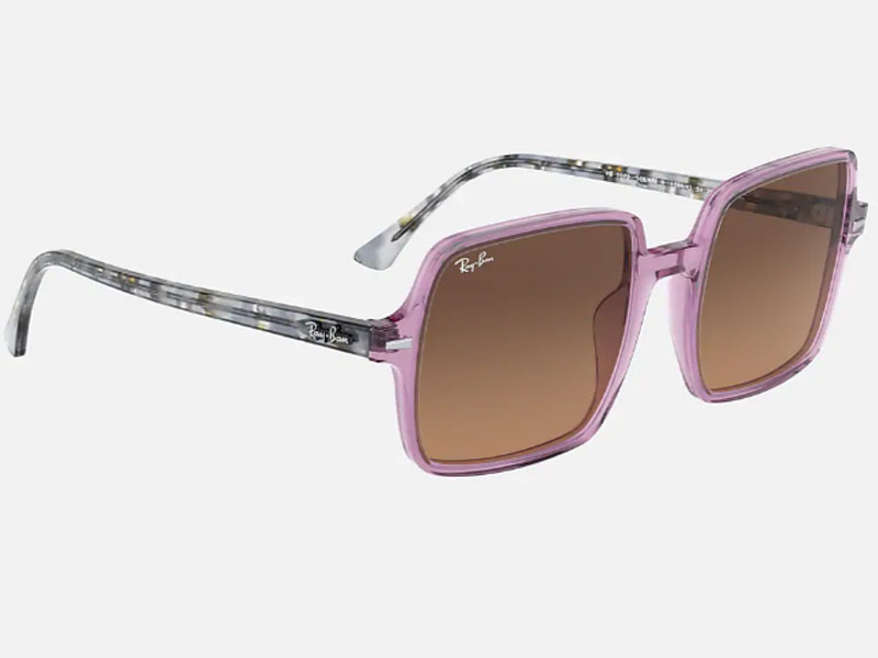 Women's Ray Ban Sunglasses S0square Transparent Violet