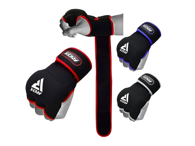 RDX X8 Gel Padded Inner Gloves Hook & Loop Wrist Strap For Boxing & MMA