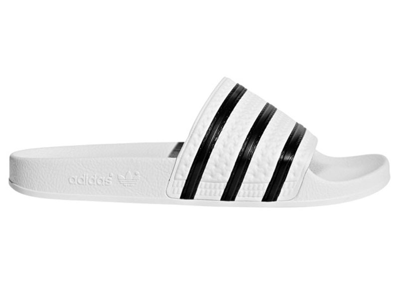 Adidas Adilette Slide White Black Sandals For Men