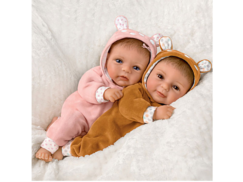 Sherry Rawn Oh Deer The Twins Are Here! Baby Doll Set