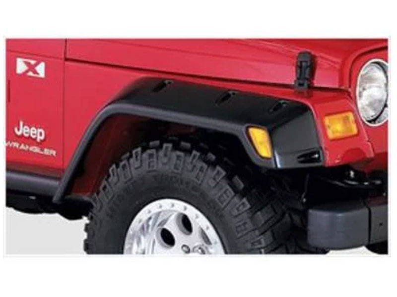 Bushwacker Pocket Style TJ Wrangler Front Fender Flares Paintable