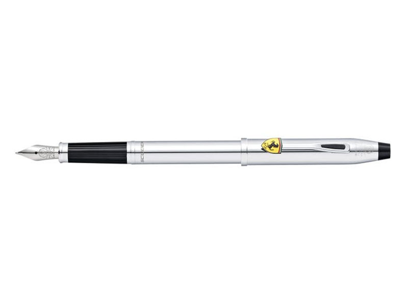 Cross Century II Collection for Scuderia Ferrari Polished Chrome Fountain Pen