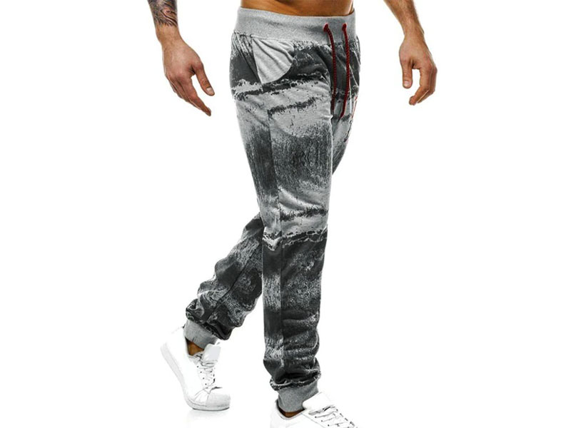 Men's Ink Painting Print Jogger Sweatpants