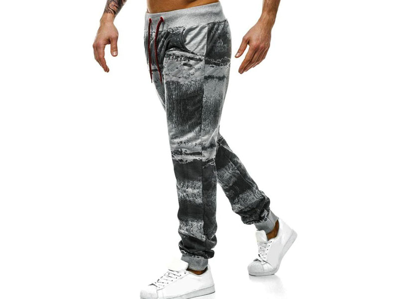 Men's Ink Painting Print Jogger Sweatpants