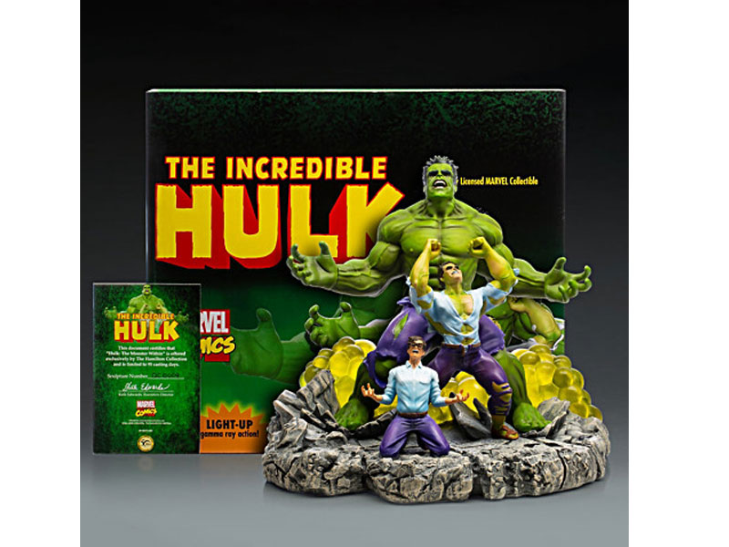 Marvel Hulk The Monster Within Illuminated Sculpture